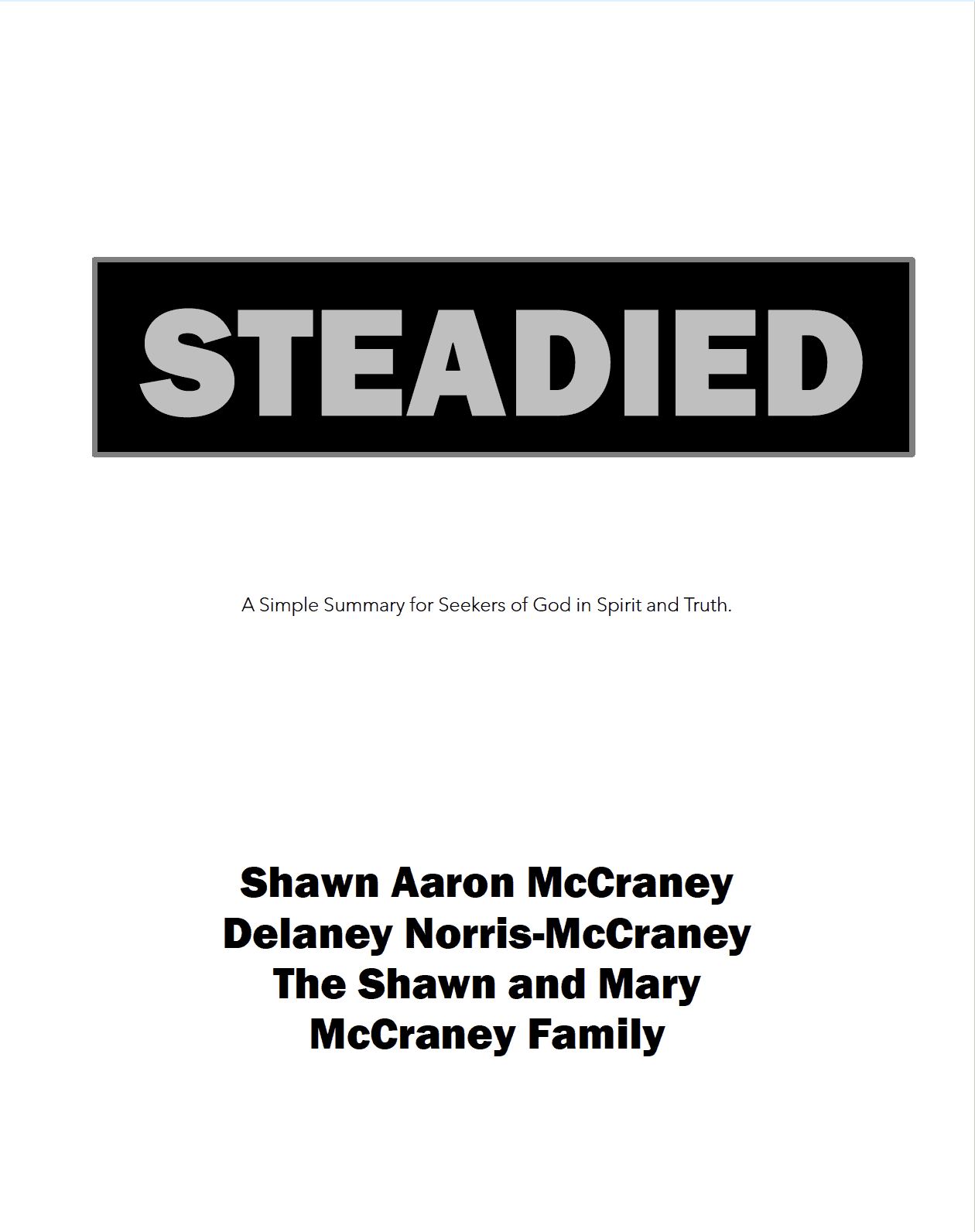 STEADIED