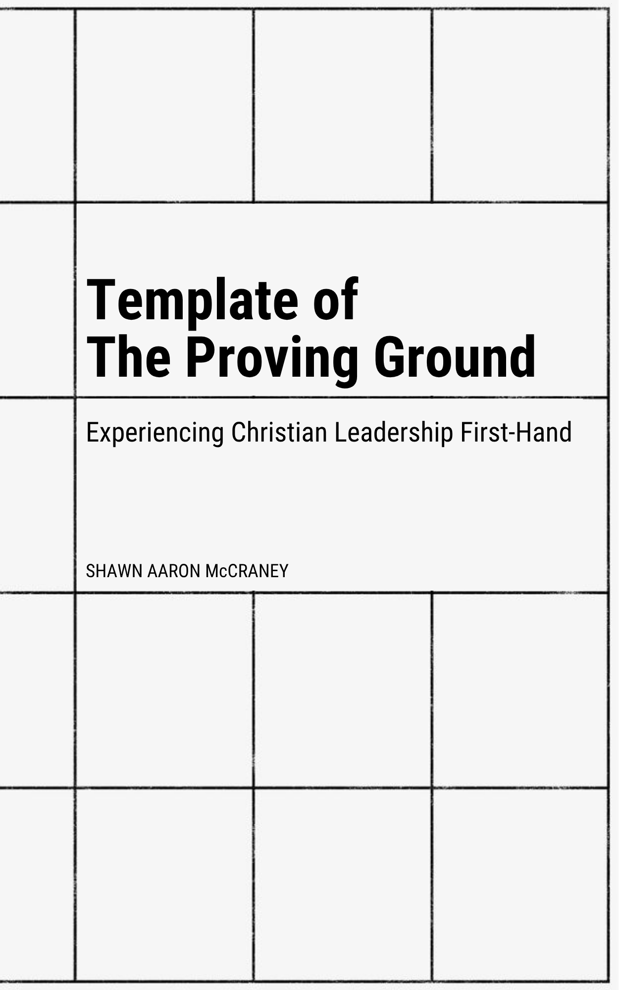 Cover of Template Of The Proving Ground